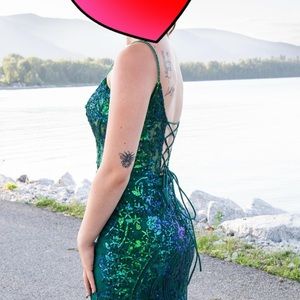 Mermaid style prom dress